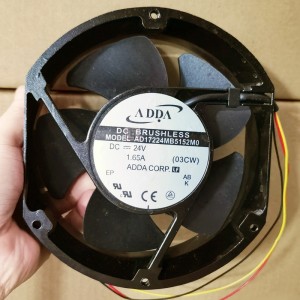 ADDA AD17224MB5152M0 AD17224MB5152MO 24V 1.65A 39.6W 3wires Cooling Fan