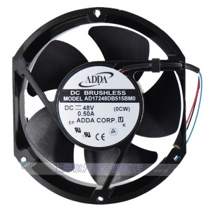 ADDA AD17248DB515BM0 AD17248DB515BMO 48V 0.50A 2wires Cooling Fan 