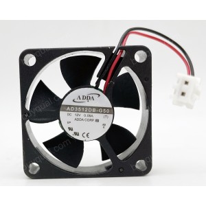 ADDA AD3512DB-G50 12V 0.05A 2 wires Cooling Fan