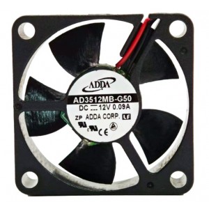 ADDA AD3512MB-G50 12V 0.09A 2wires Cooling Fan