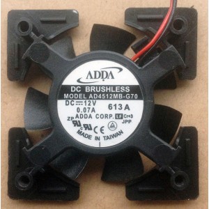 ADDA AD4512MB-G70 12V 0.07A 2wires Cooling Fan