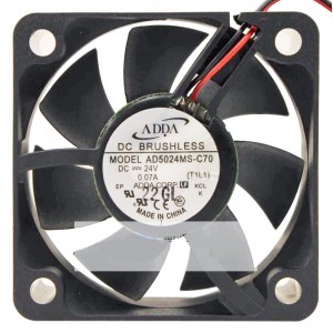 ADDA AD5024MS-C70 24V 0.07A 2wires Cooling Fan