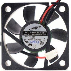 ADDA AD5024VB-D71 24V 0.15A 2wires Cooling Fan