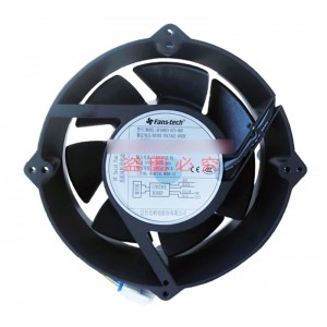 Fans-tech AF180E3-075-000 48V 3.1A 150/125W 4wires Cooling Fan