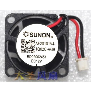 SUNON AF20101V4-1Q02C-AG9 12V 2wires Cooling Fan