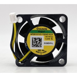 SUNON AF25101V3-1Q040-AL9 13V 0.24W 2wires Cooling Fan