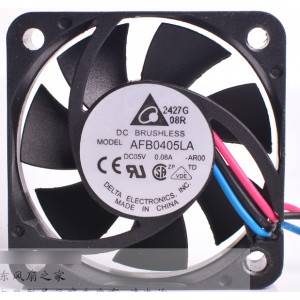 DELTA AFB0405LA AFB0405LA-AR00 5V 0.08A 3wires Cooling Fan