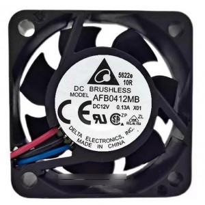 DELTA AFB0412MB 12V 0.13A 3wires Cooling Fan