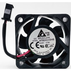 DELTA AFB0424SHB AFB0424SHB-R00 24V 0.18A 2wires 3wires Cooling Fan