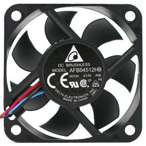 Delta AFB04512HB 12V 0.17A 4wires Cooling Fan