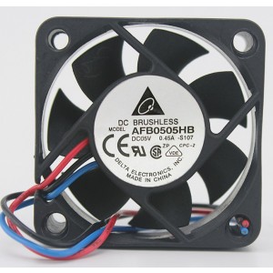 DELTA AFB0505HB 5V 0.45A 1.6W 2wires Cooling Fan