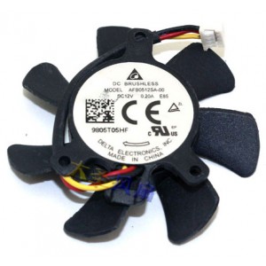 DELTA AFB0512SA-00 12V 0.20A 3wires Cooling Fan