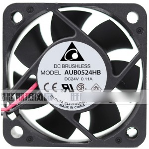 Delta AFB0524HB 24V 0.11A 2wires Cooling Fan