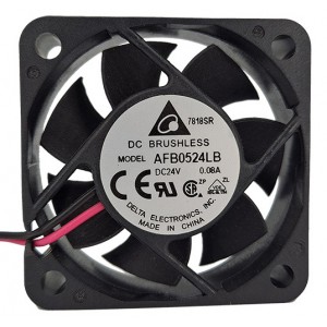 DELTA AFB0524LB 24V 0.08A 2wires Cooling Fan 