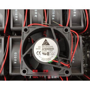 Delta AFB0605HD 5V 0.36A 2wires Cooling Fan