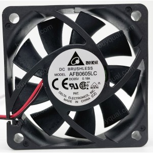 Delta AFB0605LC 5V 0.18A 2wires Cooling Fan