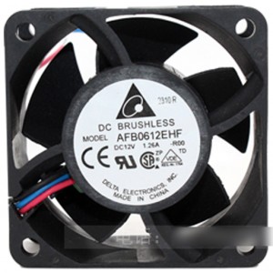 Delta AFB0612EHF 12V 1.26A 3wires Cooling Fan