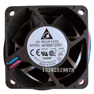 DELTA AFB0612SH 12V 0.32A 2wires 3wires 4wires Cooling Fan