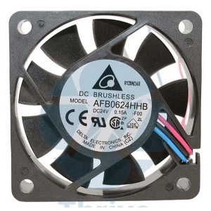 DELTA AFB0624HHB -F00 24V 0.15A 2wires 3wires Cooling Fan