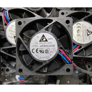 DELTA AFB0624MB -6X27 24V 0.1A 3wires Cooling Fan