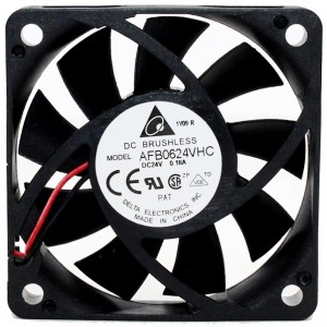Delta AFB0624VHC 24V 0.18A 2wires Cooling Fan