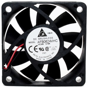 Delta AFB0624VHC 24V 0.18A 2wires Cooling Fan