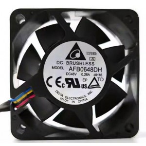 DELTA AFB0648DH 48V 0.26A 4wires cooling fan
