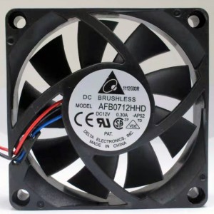 DELTA AFB0712HHD AFB0712HHD-F00  -R00 12V 0.30A 3wires Cooling Fan - Picture need