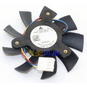 DELTA AFB0812MB-00 12V 0.60A 4wires Cooling Fan