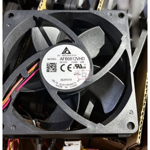 DELTA AFB0812VHD 12V 0.5A 2wires 4wires Cooling Fan