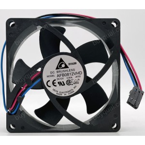 DELTA AFB0812VHD -AF00 12V 0.5A 2wires 3wires 4wires Cooling Fan