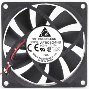 Delta AFB0824HB 24V 0.13A 3wires Cooling Fan