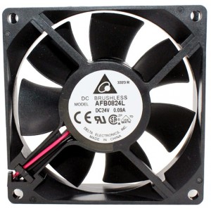 Delta AFB0824L 24V 0.09A 2wires Cooling Fan