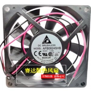 DELTA AFB0824SHB 24V 0.26A 2wires Cooling Fan