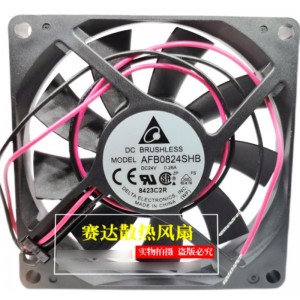 DELTA AFB0824SHB 24V 0.26A 2wires Cooling Fan