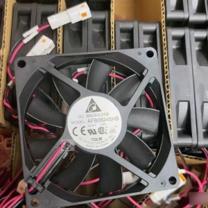 DELTA AFB0824SHB 24V 0.26A 2wires Cooling Fan