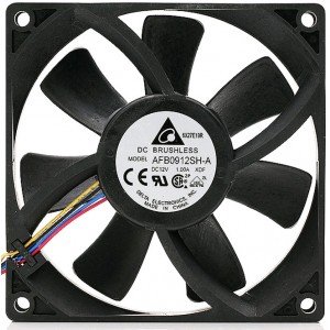 Delta AFB0912SH-A 12V 1.00A 4wires Cooling Fan