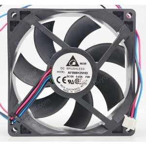 DELTA AFB0912VHD AFB0912VHD-F00 12V 0.42A 3wires Cooling Fan