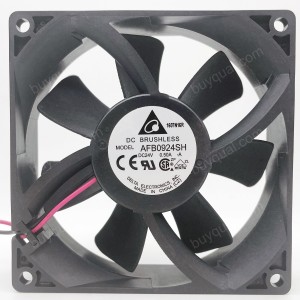 DELTA AFB0924SH AFB0924SH-A 24V 0.5A 2wires Cooling Fan