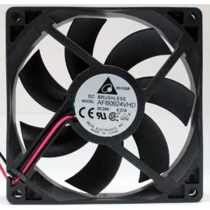 Delta AFB0924VHD 24V 0.27A  2wires Cooling Fan