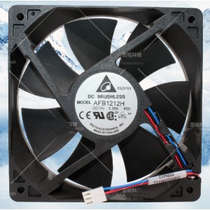DELTA AFB1212H -R00 -F00 12V 0.35A 2wires 3wires Cooling Fan
