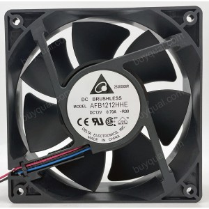 Delta AFB1212HHE AFB1212HHE-R00 -F00 12V 0.70A Cooling Fan  - Picture need