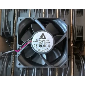 DELTA AFB1224HE 24V 0.36A 2wires 3wires Cooling Fan