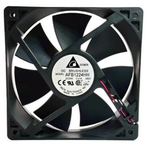 DELTA AFB1224HH 24V 0.27A 2wires Cooling Fan