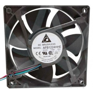 DELTA AFB1224HHE -R00 24V 0.45A 2wires 3wires Cooling Fan
