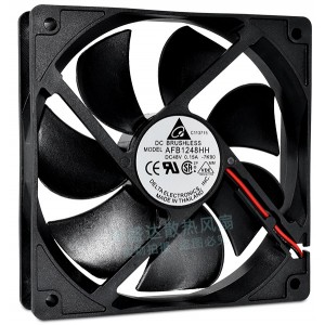 Delta AFB1248HH 48V 0.15A 2wires Cooling Fan