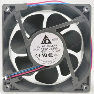 DELTA AFB1248VHE AFB1248VHE-5C98 AFB1248VHE-7C60 AFB1248VHE-F00 48V 0.27A 3wires Cooling Fan - Original New