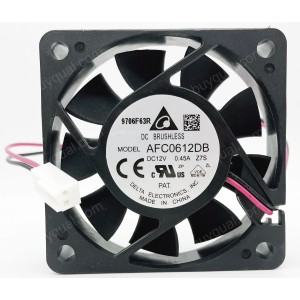 Delta AFC0612DB AFC0612DB-F00 12V 0.45A 2wires 4wires Cooling Fan - Picture need