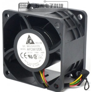 DELTA AFC0612DE -4J83 394035-001 12V 1.8A 4wires Cooling Fan