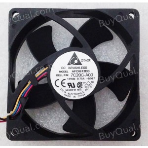 DELTA AFC0812DD 12V 0.75A 4wires Cooling Fan - Picture need